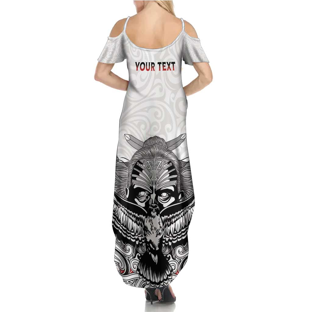 Aotearoa Personalized Summer Maxi Dress Proud To Be Maori LT7 - Polynesian Pride
