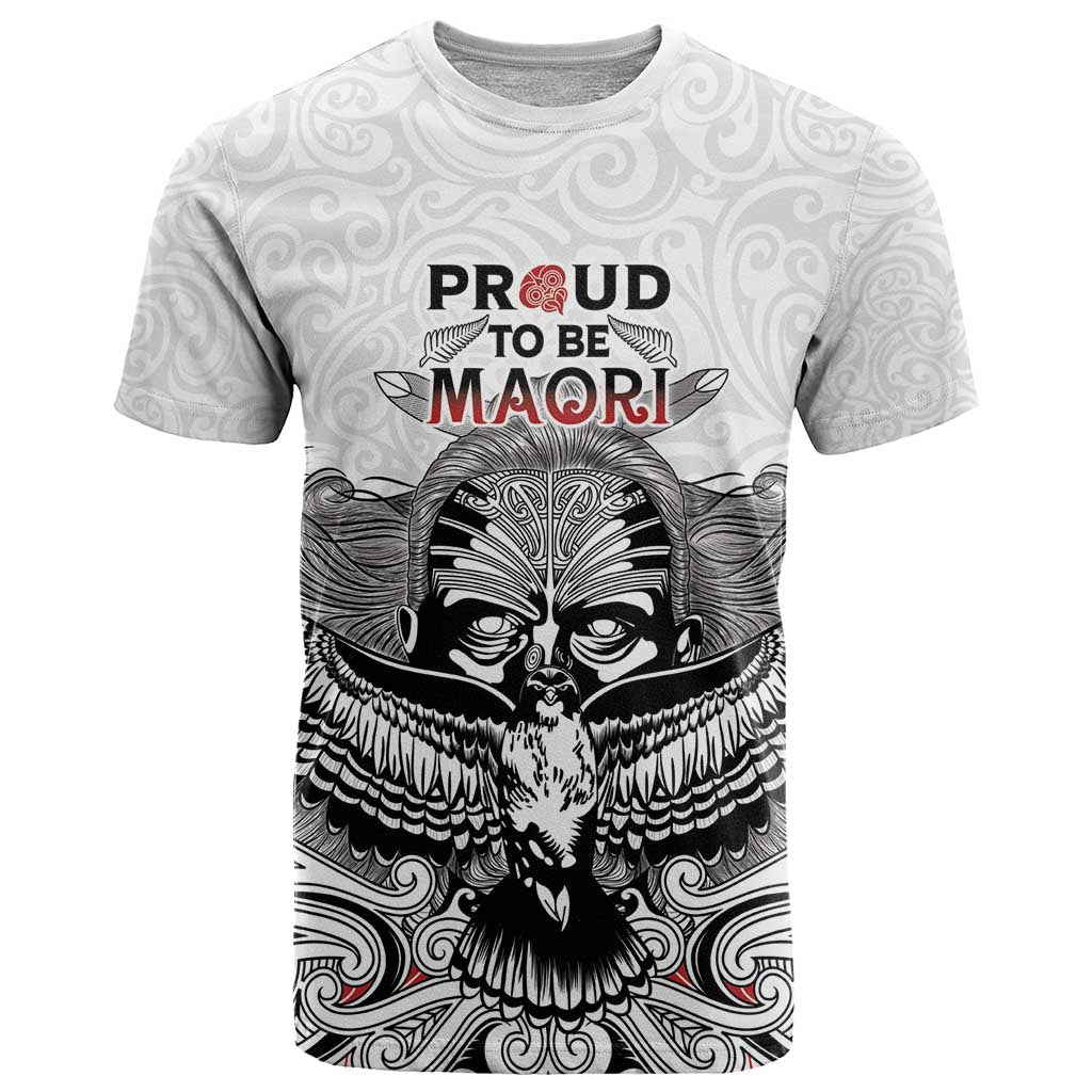 Aotearoa Personalized T Shirt Proud To Be Maori LT7 White - Polynesian Pride