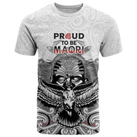 Aotearoa Personalized T Shirt Proud To Be Maori LT7 White - Polynesian Pride