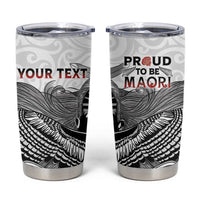 Aotearoa Personalized Tumbler Cup Proud To Be Maori LT7 White - Polynesian Pride