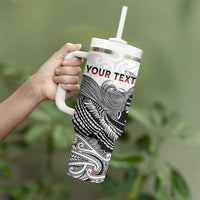 Aotearoa Personalized Tumbler With Handle Proud To Be Maori LT7 - Polynesian Pride