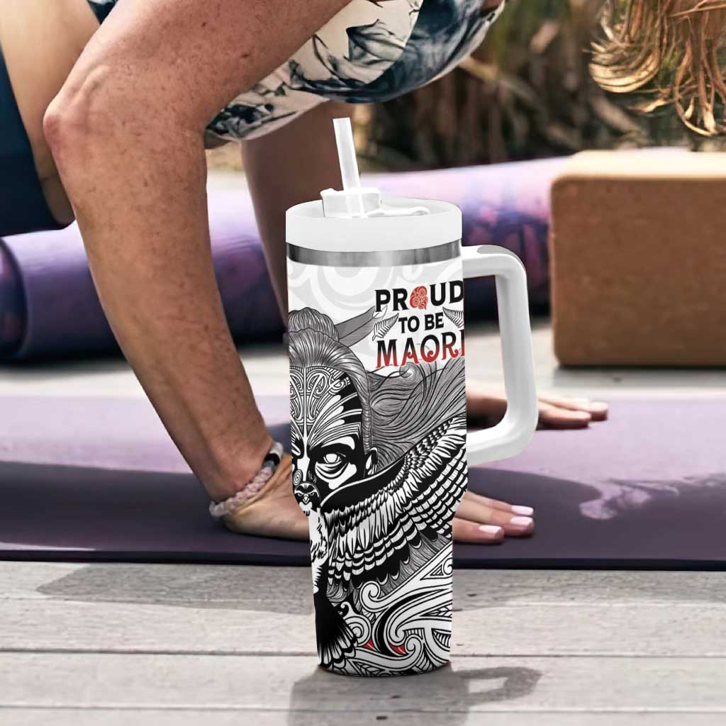Aotearoa Personalized Tumbler With Handle Proud To Be Maori LT7 - Polynesian Pride