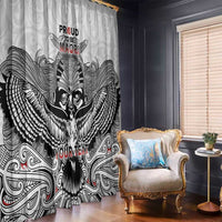 Aotearoa Personalized Window Curtain Proud To Be Maori LT7 - Polynesian Pride