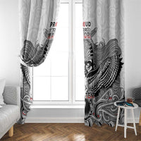 Aotearoa Personalized Window Curtain Proud To Be Maori LT7 - Polynesian Pride