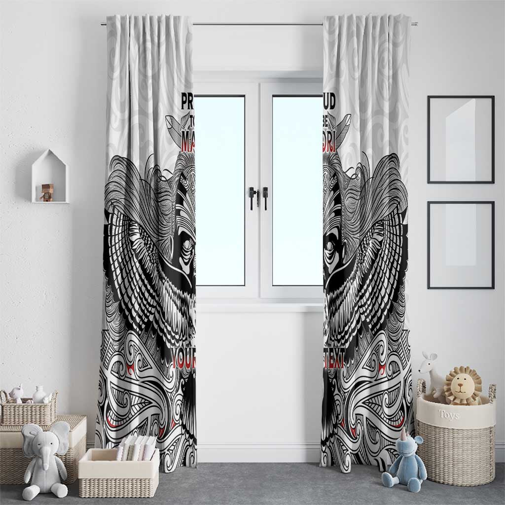 Aotearoa Personalized Window Curtain Proud To Be Maori LT7 - Polynesian Pride