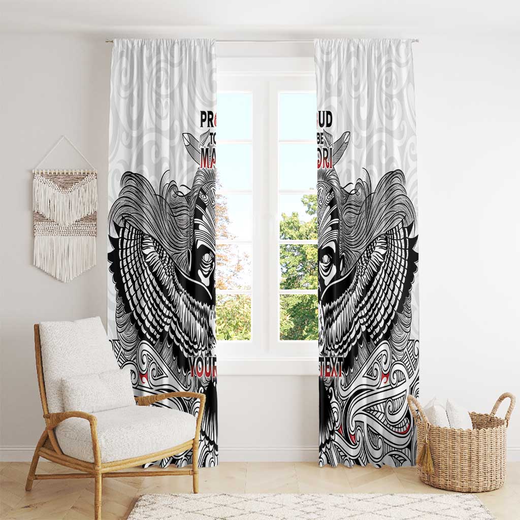 Aotearoa Personalized Window Curtain Proud To Be Maori LT7 - Polynesian Pride