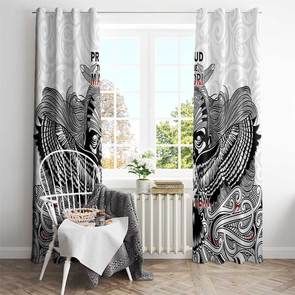 Aotearoa Personalized Window Curtain Proud To Be Maori LT7 - Polynesian Pride