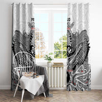 Aotearoa Personalized Window Curtain Proud To Be Maori LT7 - Polynesian Pride