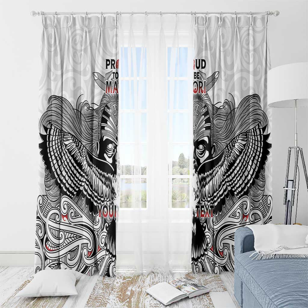 Aotearoa Personalized Window Curtain Proud To Be Maori LT7 - Polynesian Pride