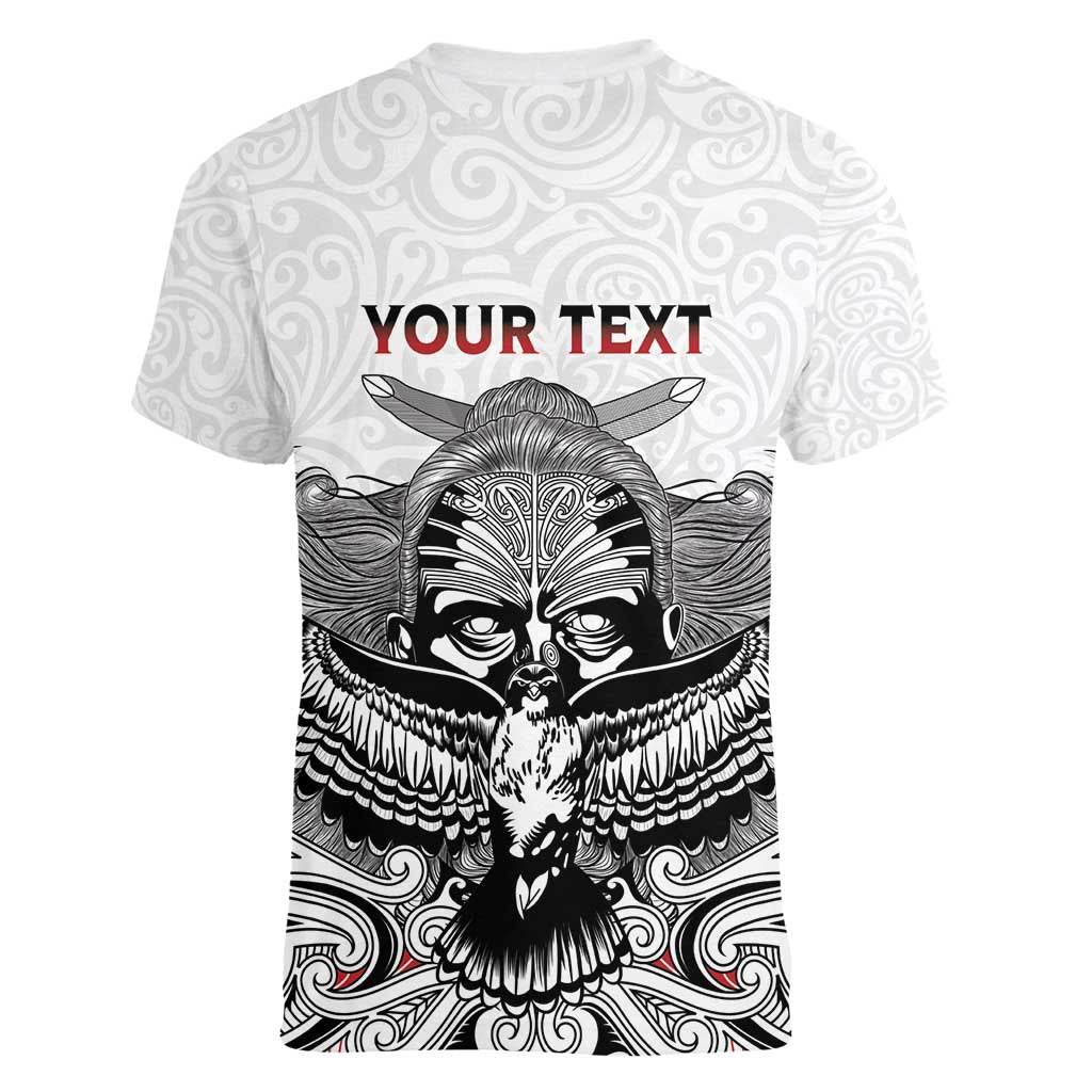 Aotearoa Personalized Women V-Neck T-Shirt Proud To Be Maori LT7 - Polynesian Pride