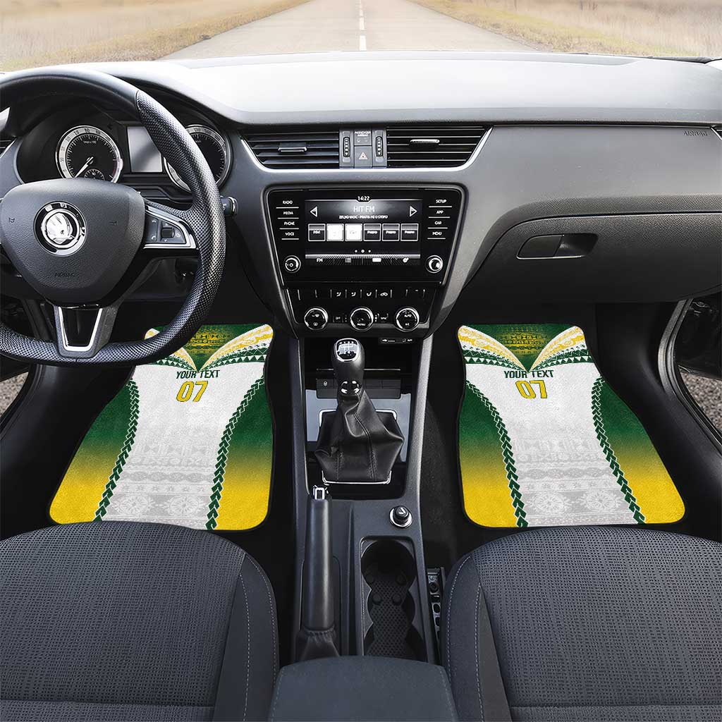 Cook Islands Rugby Custom Car Mats Kuki's Aitu Champions - Polynesian Pride