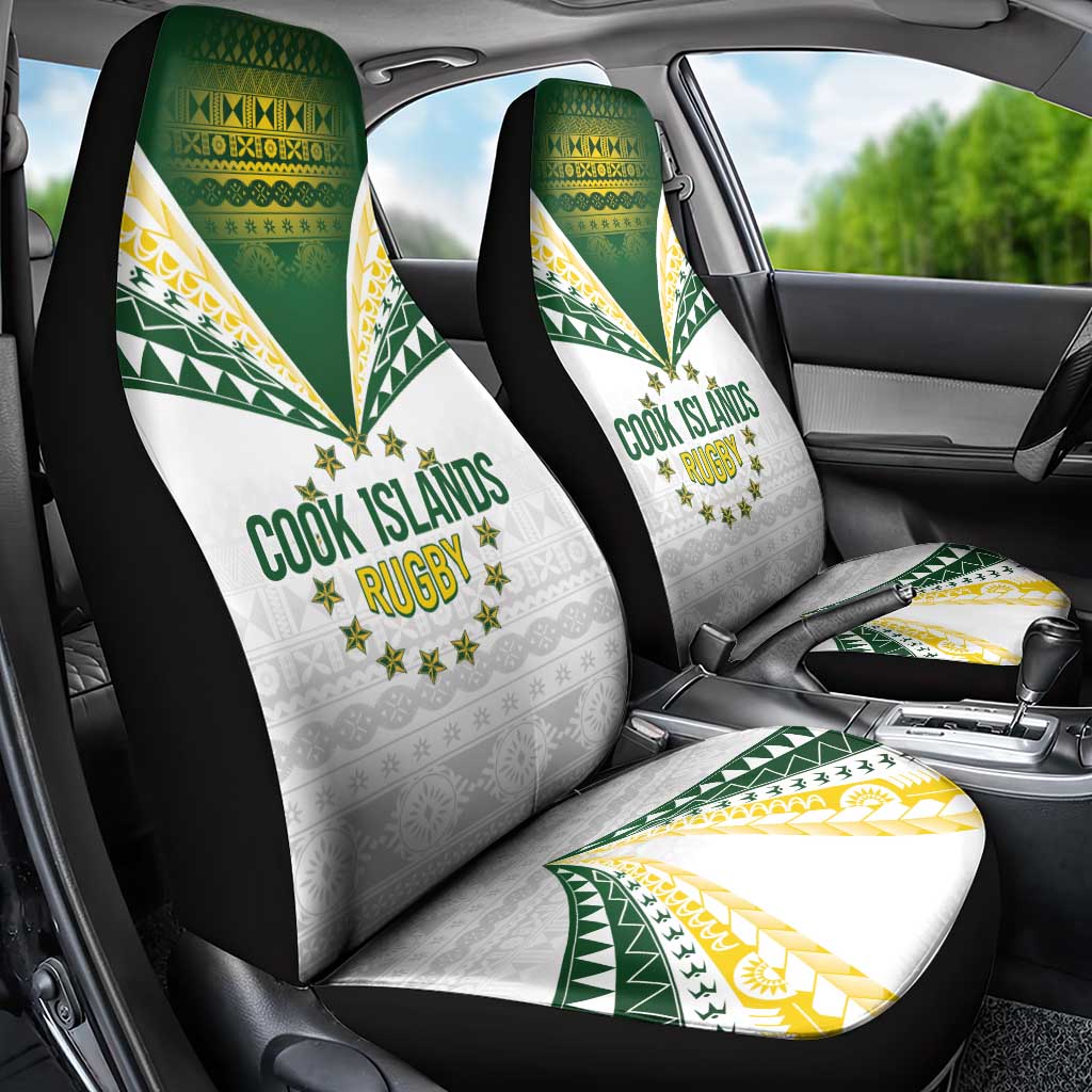 Cook Islands Rugby Car Seat Cover Kuki's Aitu Champions - Polynesian Pride