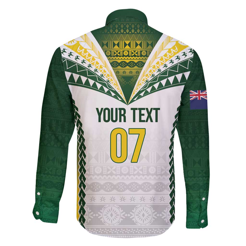 Cook Islands Rugby Custom Family Matching Long Sleeve Bodycon Dress and Hawaiian Shirt Kuki's Aitu Champions - Polynesian Pride