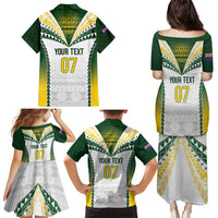 Cook Islands Rugby Custom Family Matching Puletasi and Hawaiian Shirt Kuki's Aitu Champions - Polynesian Pride