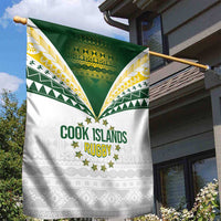 Cook Islands Rugby Garden Flag Kuki's Aitu Champions - Polynesian Pride