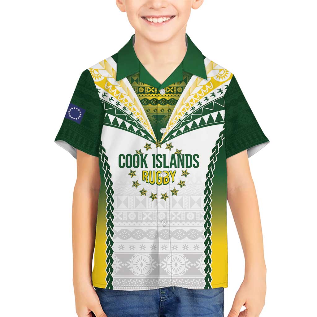 Cook Islands Rugby Custom Hawaiian Shirt Kuki's Aitu Champions - Polynesian Pride