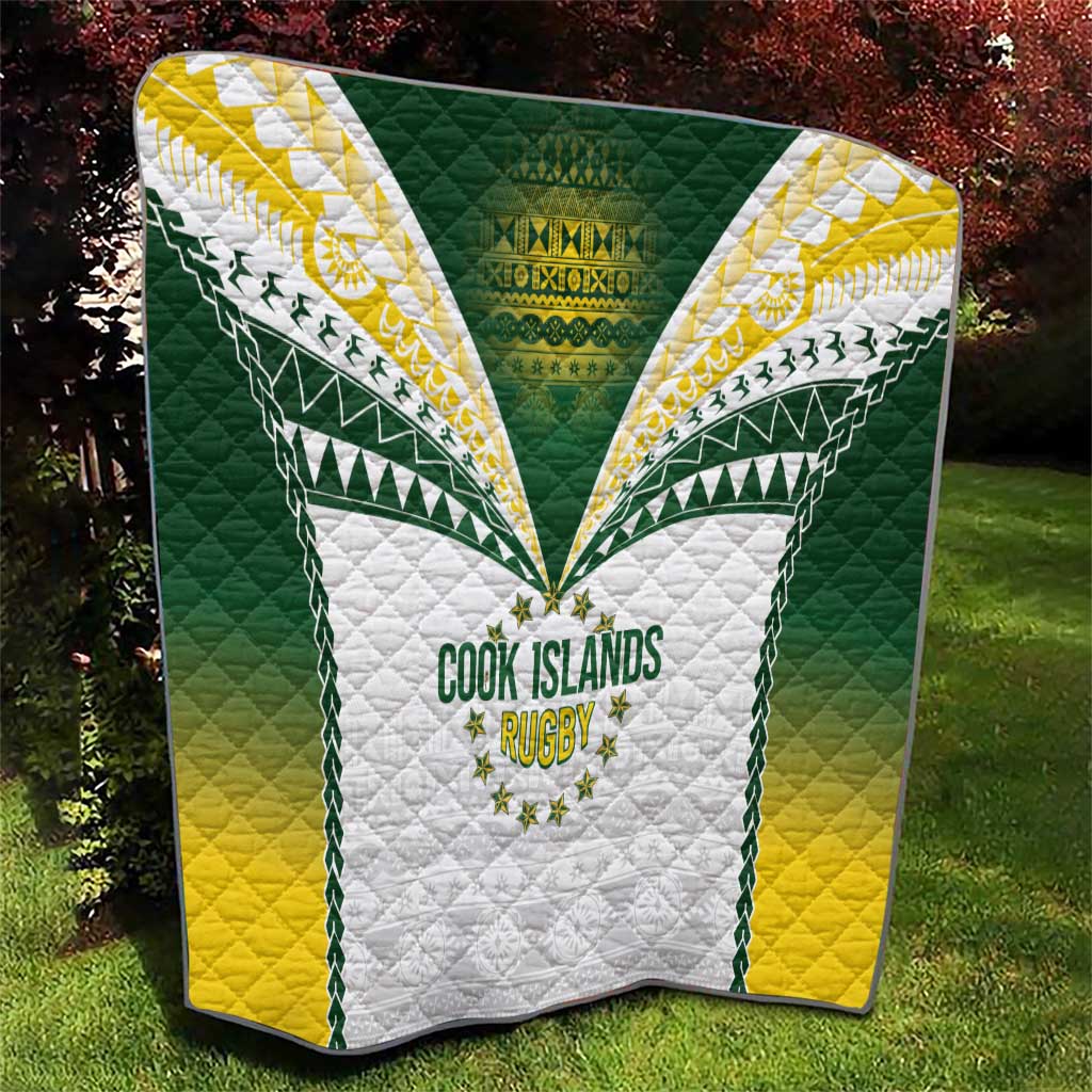 Cook Islands Rugby Quilt Kuki's Aitu Champions - Polynesian Pride