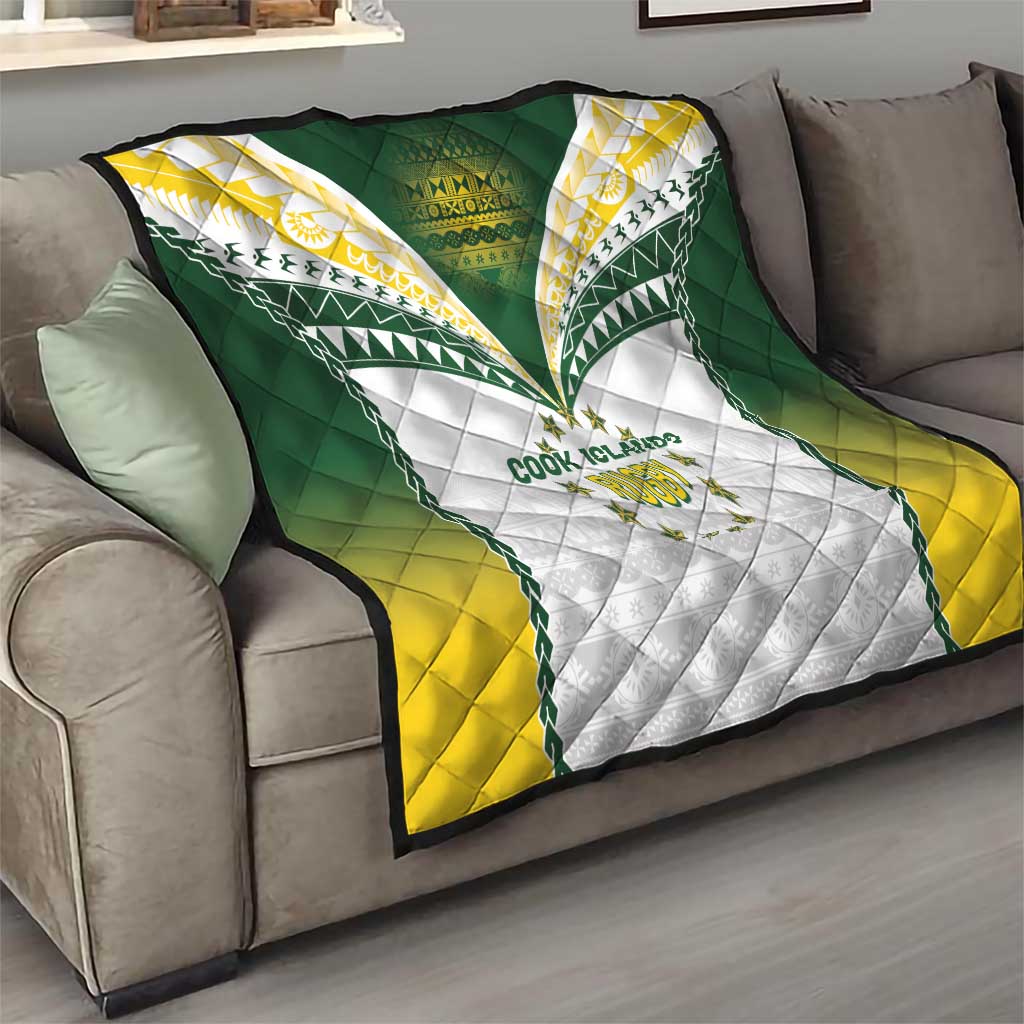 Cook Islands Rugby Quilt Kuki's Aitu Champions - Polynesian Pride