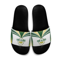 Cook Islands Rugby Slide Sandals Kuki's Aitu Champions LT7 Colorful - Polynesian Pride