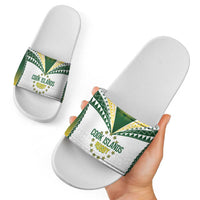 Cook Islands Rugby Slide Sandals Kuki's Aitu Champions LT7 - Polynesian Pride