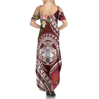 Aloha Hawaii Big Island Family Matching Summer Maxi Dress and Hawaiian Shirt Ohia Lehua Wahine