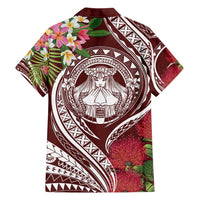 Aloha Hawaii Big Island Hawaiian Shirt Ohia Lehua Wahine LT7 - Polynesian Pride