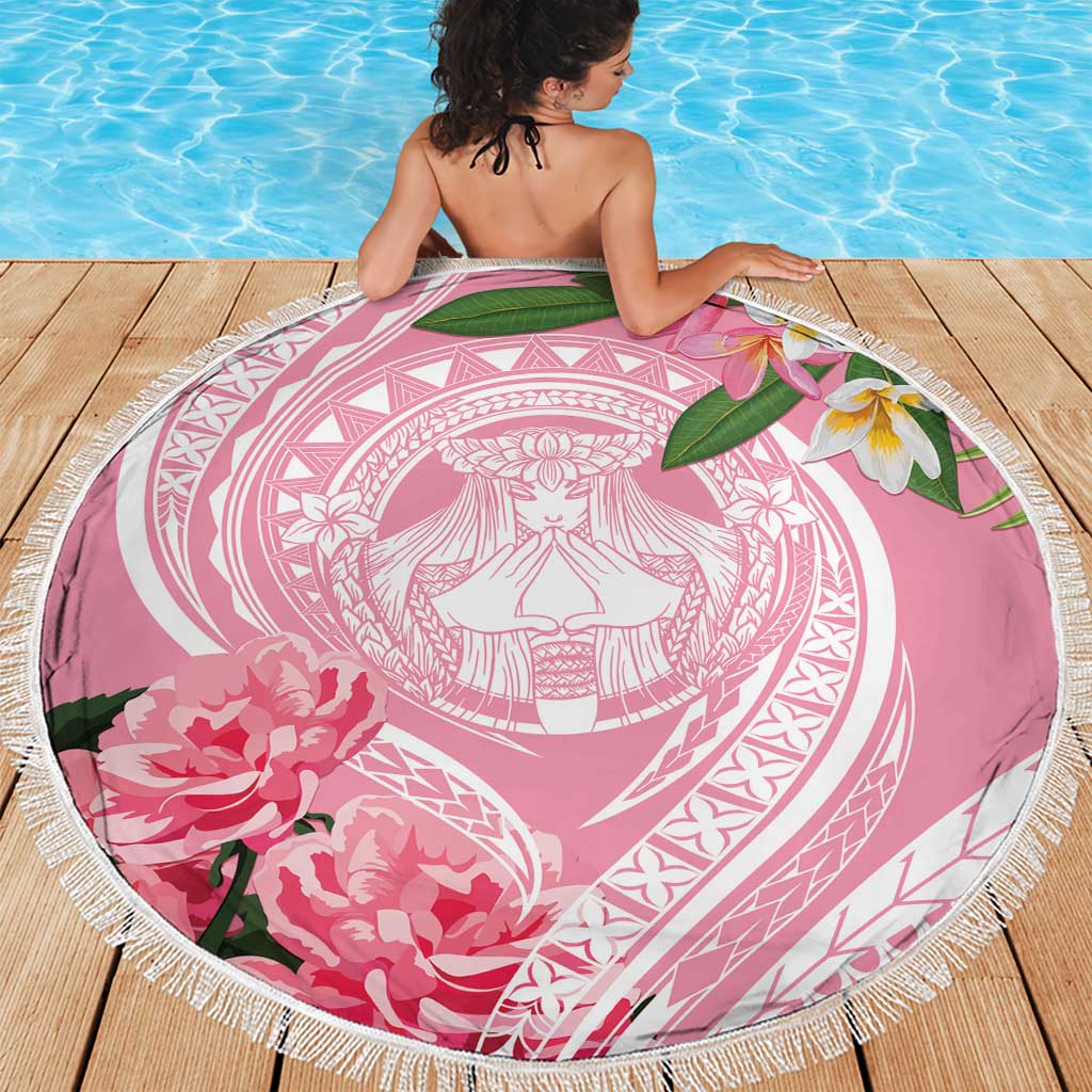 Aloha Hawaii Maui Beach Blanket Goddess Lokelani Rose LT7 - Polynesian Pride