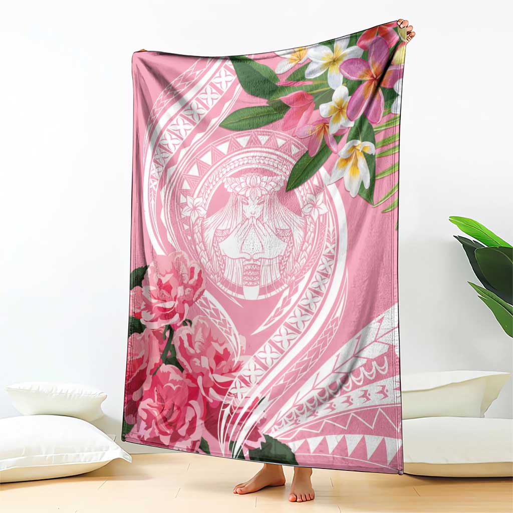 Aloha Hawaii Maui Blanket Goddess Lokelani Rose LT7 - Polynesian Pride