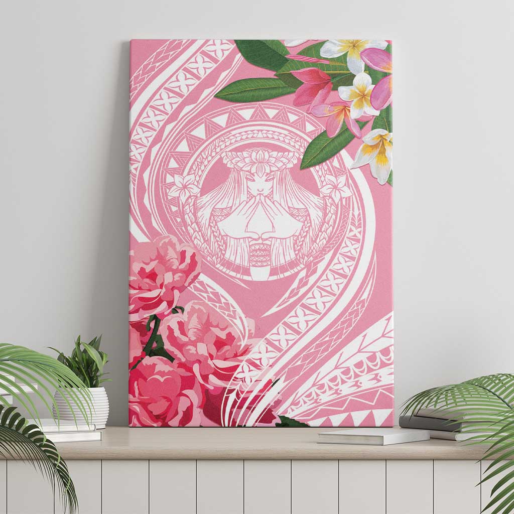 Aloha Hawaii Maui Canvas Wall Art Goddess Lokelani Rose LT7 - Polynesian Pride