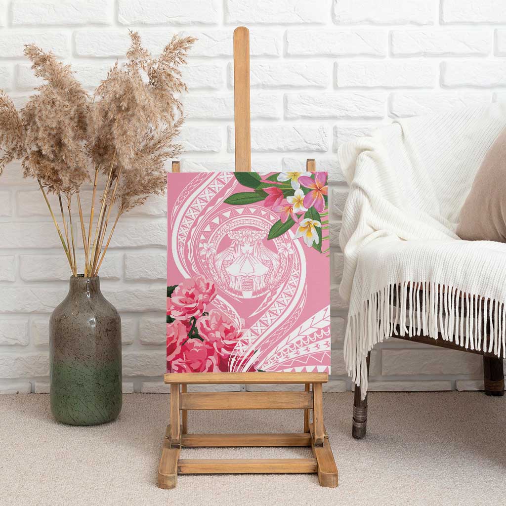 Aloha Hawaii Maui Canvas Wall Art Goddess Lokelani Rose LT7 - Polynesian Pride
