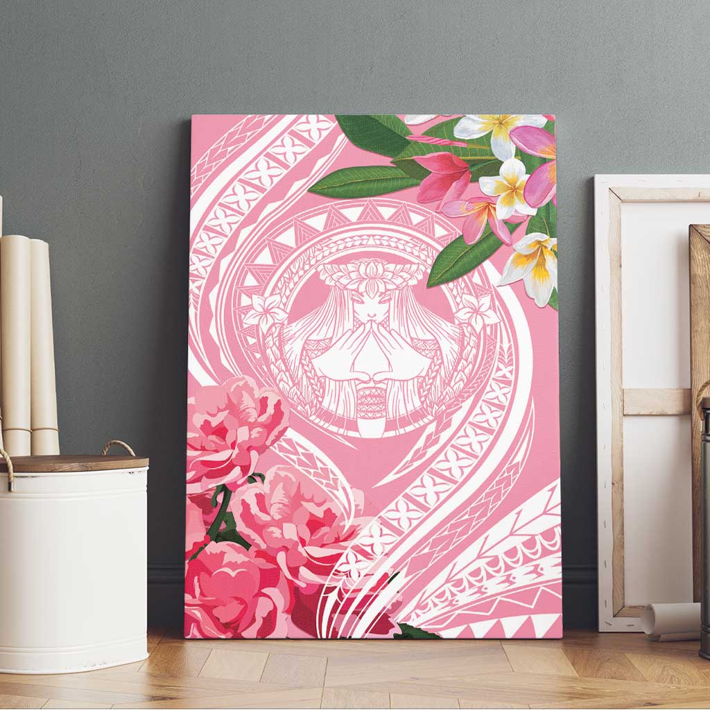 Aloha Hawaii Maui Canvas Wall Art Goddess Lokelani Rose LT7 - Polynesian Pride