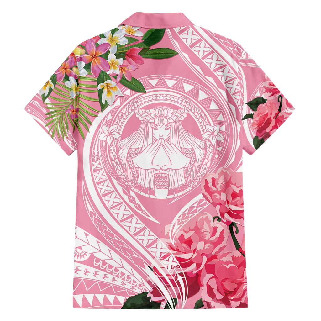Aloha Hawaii Maui Family Matching Summer Maxi Dress and Hawaiian Shirt Goddess Lokelani Rose