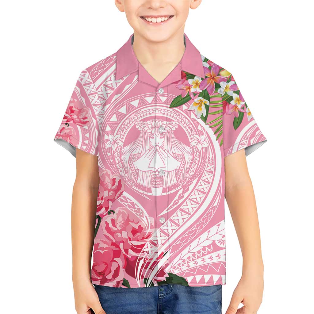 Aloha Hawaii Maui Kid Hawaiian Shirt Goddess Lokelani Rose