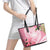 Aloha Hawaii Maui Leather Tote Bag Goddess Lokelani Rose