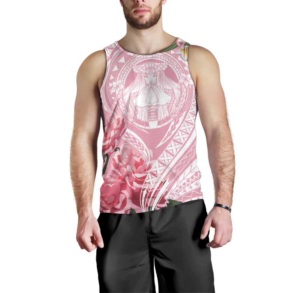 Aloha Hawaii Maui Men Tank Top Goddess Lokelani Rose LT7 - Polynesian Pride