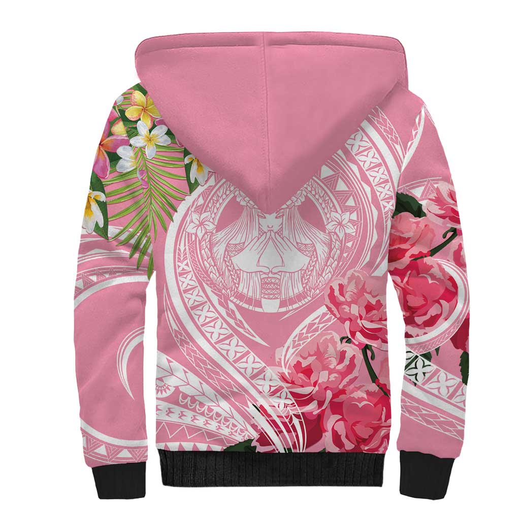 Aloha Hawaii Maui Sherpa Hoodie Goddess Lokelani Rose LT7 - Polynesian Pride