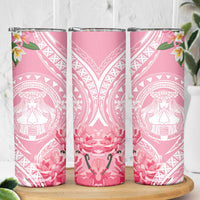 Aloha Hawaii Maui Skinny Tumbler Goddess Lokelani Rose