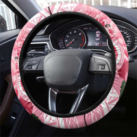 Aloha Hawaii Maui Steering Wheel Cover Goddess Lokelani Rose LT7 - Polynesian Pride