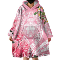 Aloha Hawaii Maui Wearable Blanket Hoodie Goddess Lokelani Rose LT7 - Polynesian Pride