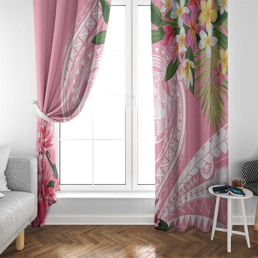 Aloha Hawaii Maui Window Curtain Goddess Lokelani Rose LT7 - Polynesian Pride