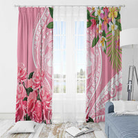 Aloha Hawaii Maui Window Curtain Goddess Lokelani Rose LT7 - Polynesian Pride