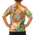 Aloha Hawaii Lanai Family Matching Off Shoulder Maxi Dress and Hawaiian Shirt Frangipani Mix Pineapple
