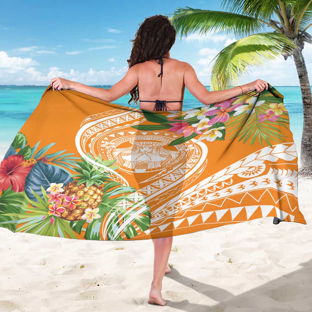 Aloha Hawaii Lanai Sarong Frangipani Mix Pineapple