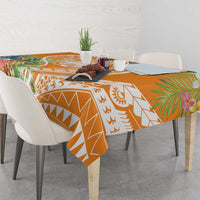 Aloha Hawaii Lanai Tablecloth Frangipani Mix Pineapple LT7 - Polynesian Pride
