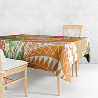 Aloha Hawaii Lanai Tablecloth Frangipani Mix Pineapple LT7 - Polynesian Pride