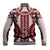 Bula Fiji Vintage Baseball Jacket Scarlet Masi Motifs