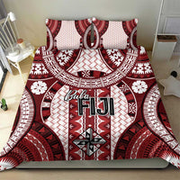 Bula Fiji Vintage Bedding Set Scarlet Masi Motifs