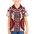 Bula Fiji Vintage Family Matching Puletasi and Hawaiian Shirt Scarlet Masi Motifs