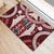 Bula Fiji Vintage Rubber Doormat Scarlet Masi Motifs