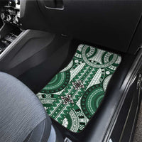Bula Fiji Vintage Car Mats Phthalo Green Masi Motifs